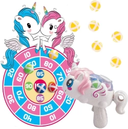 Woopie Jeu de Fléchettes 2-en-1 pour Enfants Licorne