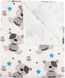 Waterdicht flanellen onderlegger NEW BABY Cute Teddy