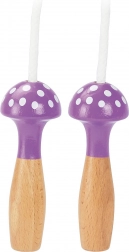 Paars springtouw met stippen VILAC