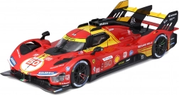 metalen model bburago 1:24 ferrari 499p – winnaar 24u le mans 2024