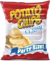 Opblaasbaar Luchtbed in de Vorm van een Chipszak