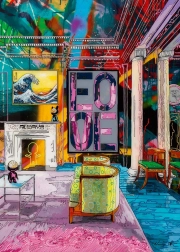 Puzzle 1000 pièces Chambre avec vague