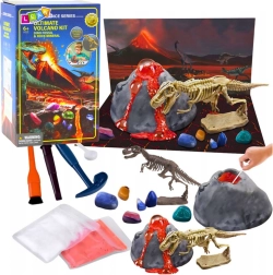 Educational Set Volcano Eruptions and Dinosaurs
