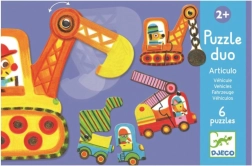 Puzzle Duo Petites voitures en mouvement