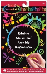 Glanzende kras regenboog tafel