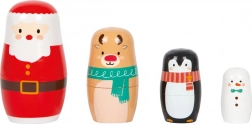 Christmas wooden matryoshka small foot