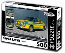 Retro-Cars puzzle ŠKODA 130 RS 500 pieces