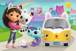 Puzzel Gabby’s Kattenhuis – Gabby en de kattenavonturen 60 stukjes