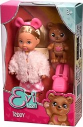 pop Evi Love met teddybeer