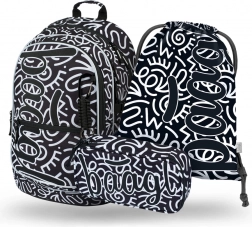 Baagl schoolset Core Element – rugzak, etui en gymzak