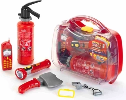 Brandweer-koffertje met 6 accessoires