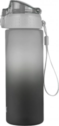 Drinkfles OXY Click 600 ml Ombre zwart/grijs