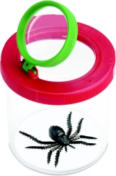 Observatiebeker met dubbele loep voor insecten en natuurvondsten