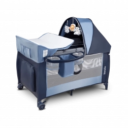 Lionelo Sven Plus Travel Cot – Blue