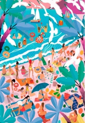 Clementoni puzzel Zondag op het strand 1000 stukjes