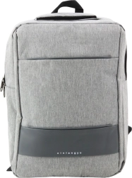 Urban Backpack with USB Port Grey 14L