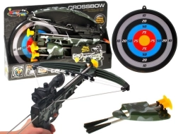 Kinderkruisboog met lasergerichte en doelwit