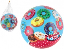 Speelbal met donut- en cupcake-motief 14 cm