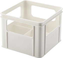 Box voor brede babyflessen White