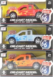 Metalen jeep met terugtrekmechanisme en openslaande deuren