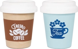 Le Toy Van koffie en thee to go – houten set van 2 bekers