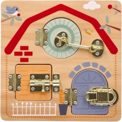 Tableau verrouillable en bois Enfants du monde