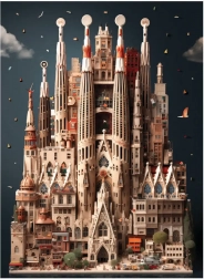 puzzle Sagrada Familia 1000 pieces ANATOLIAN