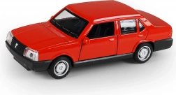 Metal retro car 13 cm with pull-back flywheel 1:32