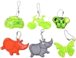 Reflecterende sleutelhanger – mix van kleuren