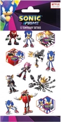 tijdelijke tatoeage SONIC – set zelfklevende motieven