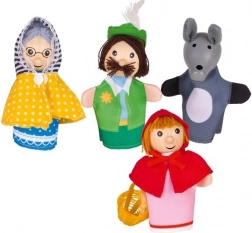 Goki set of finger puppets Little Red Riding Hood, 4 pcs