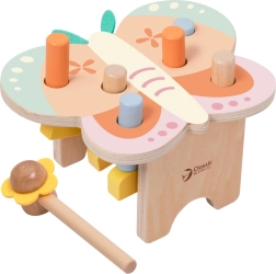 Wooden table with crayons CLASSIC WORLD Montessori Butterfly