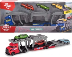 Car Transporter with 3 Die-Cast Cars, 28 cm – 2 Variants