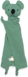 Mousseline knuffeldoekje New Baby Koala muntgroen