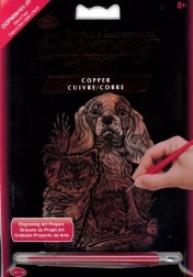 Koperen krasplaat hond en kat