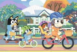 Puzzel Bluey Gelukkige dag 100 stukjes