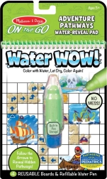 WaterWow waterkleurboek – vind de weg, avontuur
