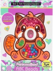 Set gekleurde kunststof kralen voor kinderen