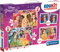 Spelenset Disney Prinsessen 4-in-1