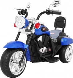 Kinder elektrische driewieler Chopper NightBike – Blauw