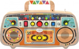 Houten FM-radio – interactief activity board voor kinderen
