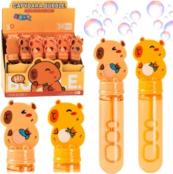 Bulle de savon capybara 35 ml avec anneau triple