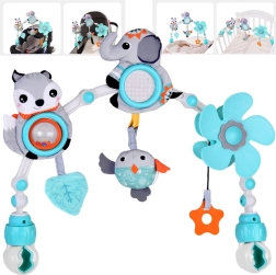 Interactieve hangende babygym voor in het ledikant