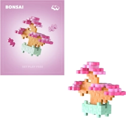 Plus-Plus bloemen roze bonsai bouwset