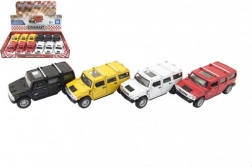 Metalen automodel Hummer H2 SUV Kinsmart 12 cm met terugtrekmotor