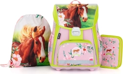 Premium schoolset Paard – schooltas, etui en gymzak
