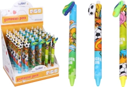Uitwisbare pen 0,7 mm – voetbalthema