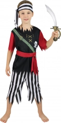 Kinder piratenkostuum met sjaal