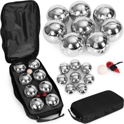 Pétanque-set met 8 ballen met etui en accessoires