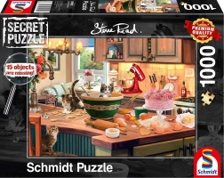 Schmidt Secret Puzzle On the Kitchen Table 1000 Pieces